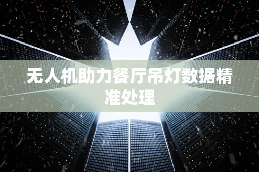 无人机助力餐厅吊灯数据精准处理