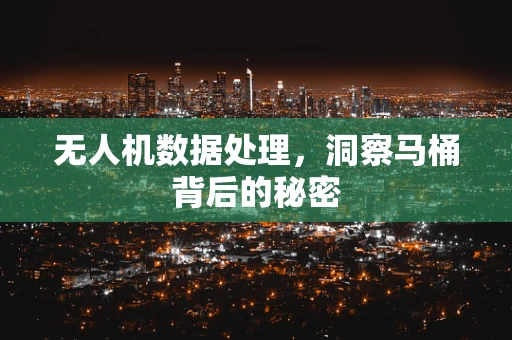 无人机数据处理，洞察马桶背后的秘密