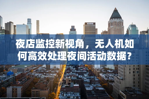 夜店监控新视角，无人机如何高效处理夜间活动数据？