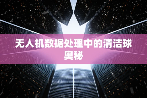无人机数据处理中的清洁球奥秘