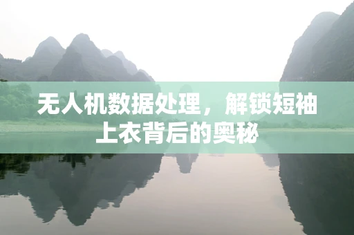 无人机数据处理，解锁短袖上衣背后的奥秘