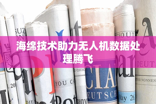 海绵技术助力无人机数据处理腾飞