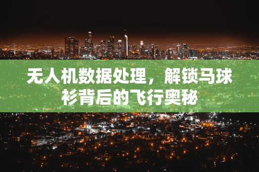 无人机数据处理，解锁马球衫背后的飞行奥秘