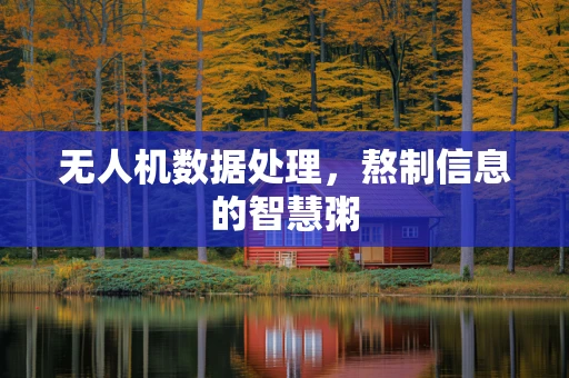 无人机数据处理，熬制信息的智慧粥