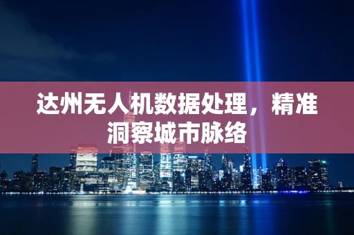 达州无人机数据处理，精准洞察城市脉络
