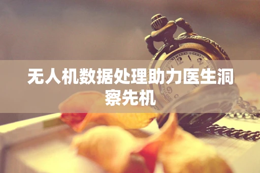 无人机数据处理助力医生洞察先机