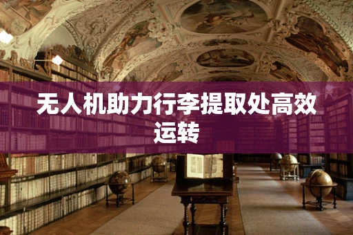 无人机助力行李提取处高效运转