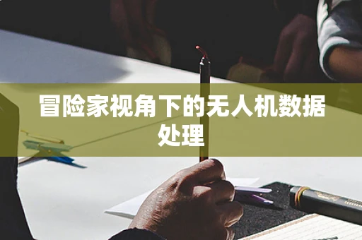 冒险家视角下的无人机数据处理