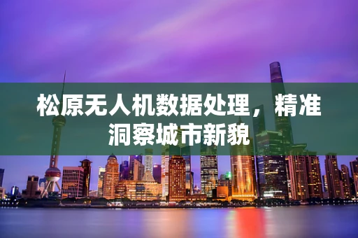松原无人机数据处理，精准洞察城市新貌