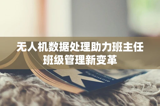 无人机数据处理助力班主任班级管理新变革