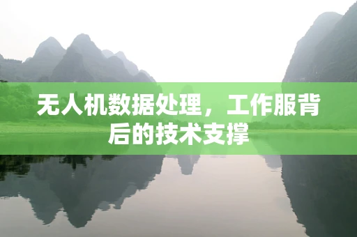 无人机数据处理，工作服背后的技术支撑