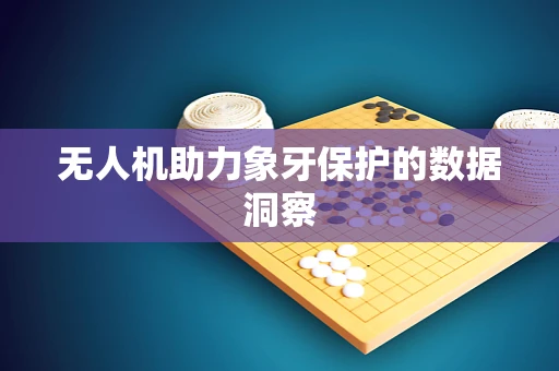 无人机助力象牙保护的数据洞察