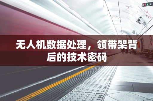 无人机数据处理，领带架背后的技术密码