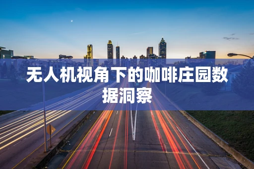 无人机视角下的咖啡庄园数据洞察