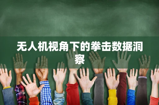 无人机视角下的拳击数据洞察