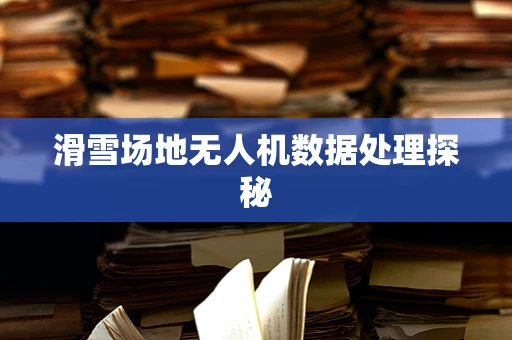滑雪场地无人机数据处理探秘