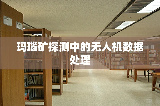 玛瑙矿探测中的无人机数据处理