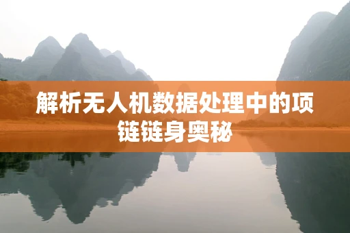 解析无人机数据处理中的项链链身奥秘