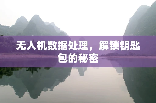 无人机数据处理，解锁钥匙包的秘密