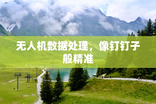 无人机数据处理，像钉钉子般精准
