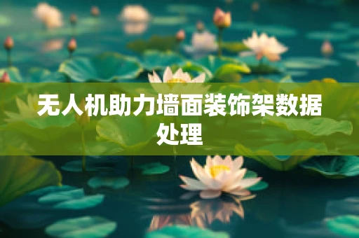 无人机助力墙面装饰架数据处理