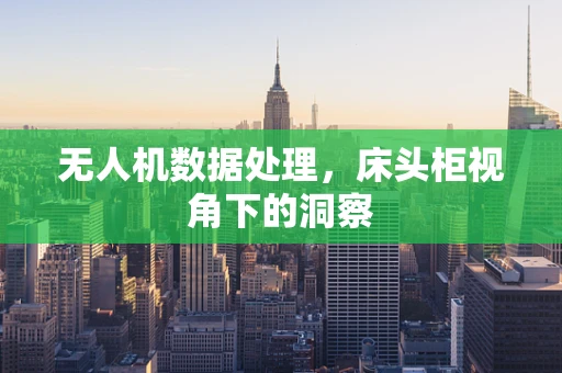无人机数据处理，床头柜视角下的洞察