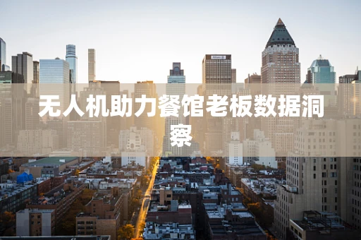 无人机助力餐馆老板数据洞察