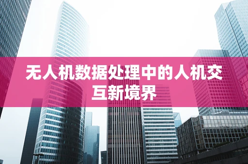 无人机数据处理中的人机交互新境界