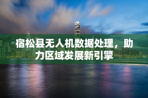 宿松县无人机数据处理，助力区域发展新引擎