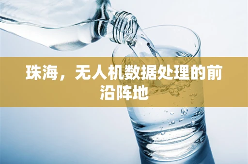 珠海，无人机数据处理的前沿阵地