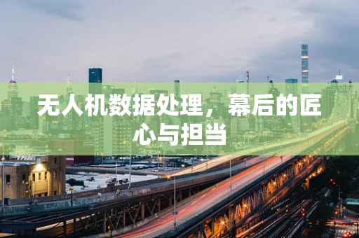 无人机数据处理，幕后的匠心与担当