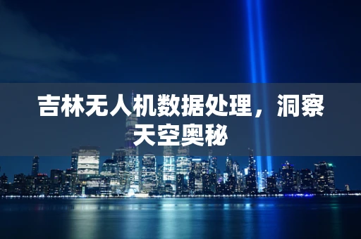 吉林无人机数据处理，洞察天空奥秘