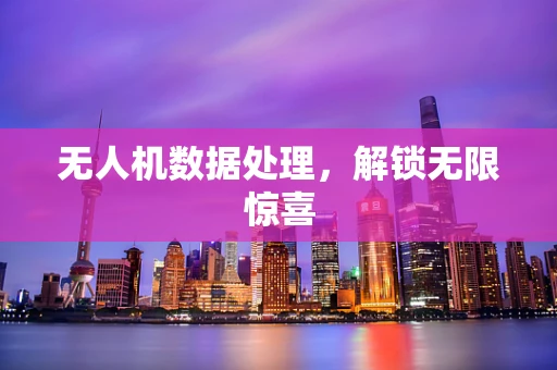无人机数据处理，解锁无限惊喜