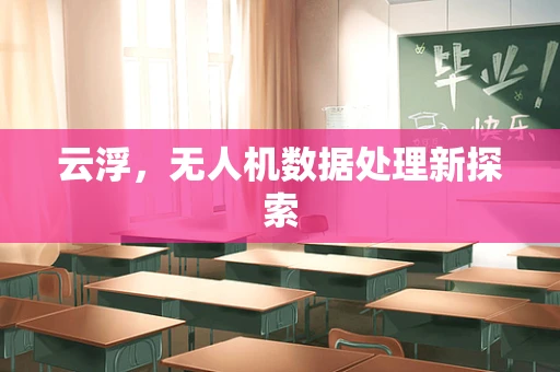 云浮，无人机数据处理新探索