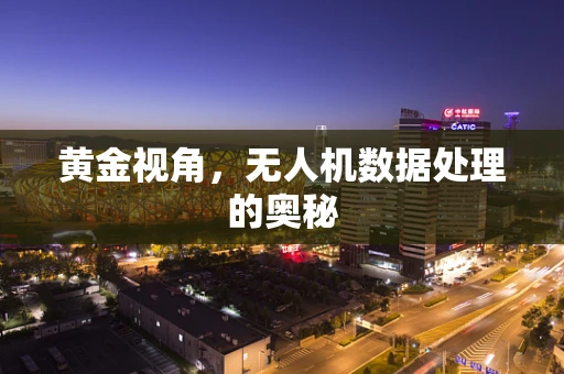 黄金视角，无人机数据处理的奥秘