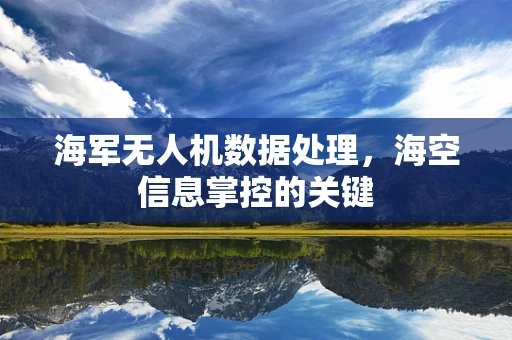 海军无人机数据处理，海空信息掌控的关键