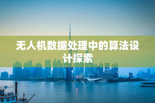 无人机数据处理中的算法设计探索