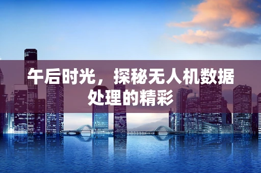 午后时光，探秘无人机数据处理的精彩