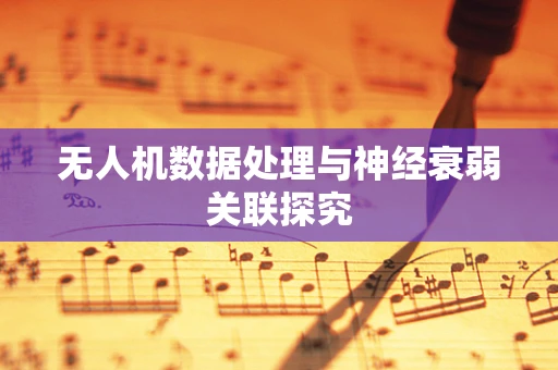 无人机数据处理与神经衰弱关联探究