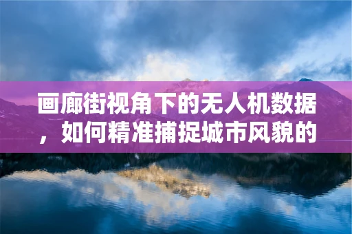 画廊街视角下的无人机数据，如何精准捕捉城市风貌的细节？