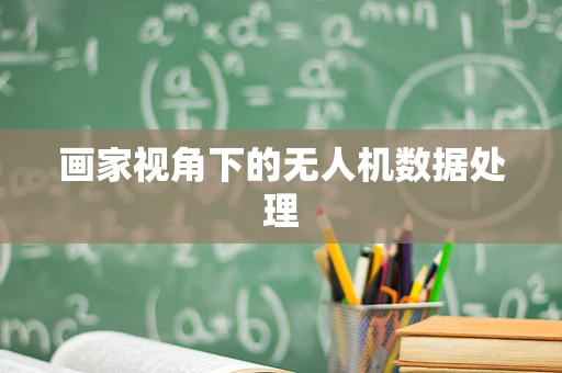 画家视角下的无人机数据处理