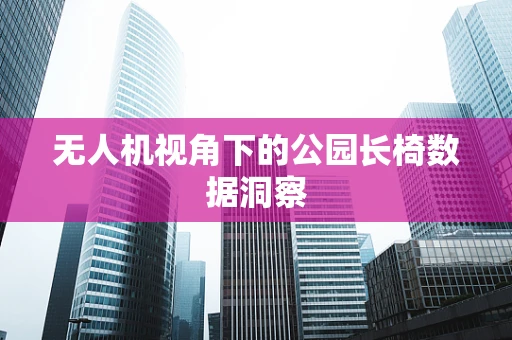 无人机视角下的公园长椅数据洞察