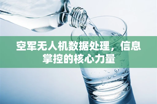 空军无人机数据处理，信息掌控的核心力量
