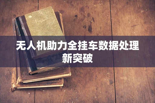 无人机助力全挂车数据处理新突破