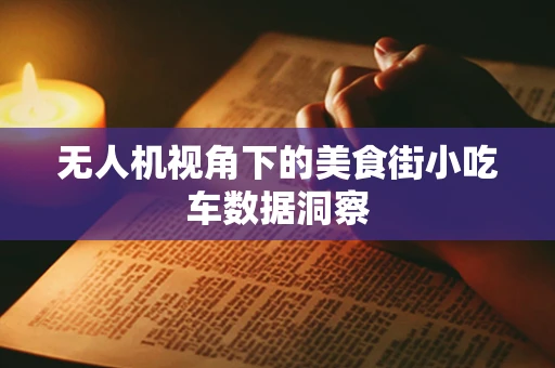 无人机视角下的美食街小吃车数据洞察
