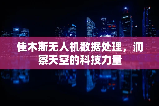 佳木斯无人机数据处理，洞察天空的科技力量