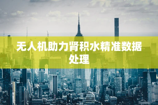 无人机助力肾积水精准数据处理
