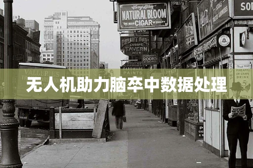 无人机助力脑卒中数据处理