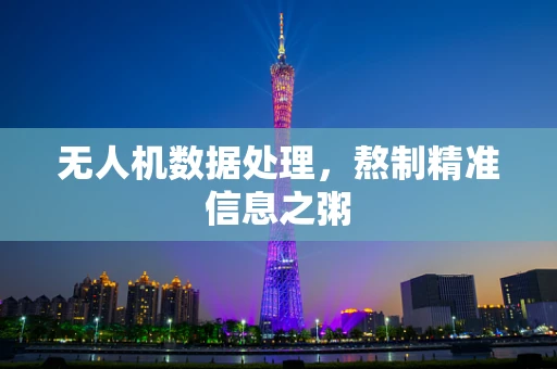 无人机数据处理，熬制精准信息之粥