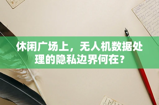 休闲广场上，无人机数据处理的隐私边界何在？